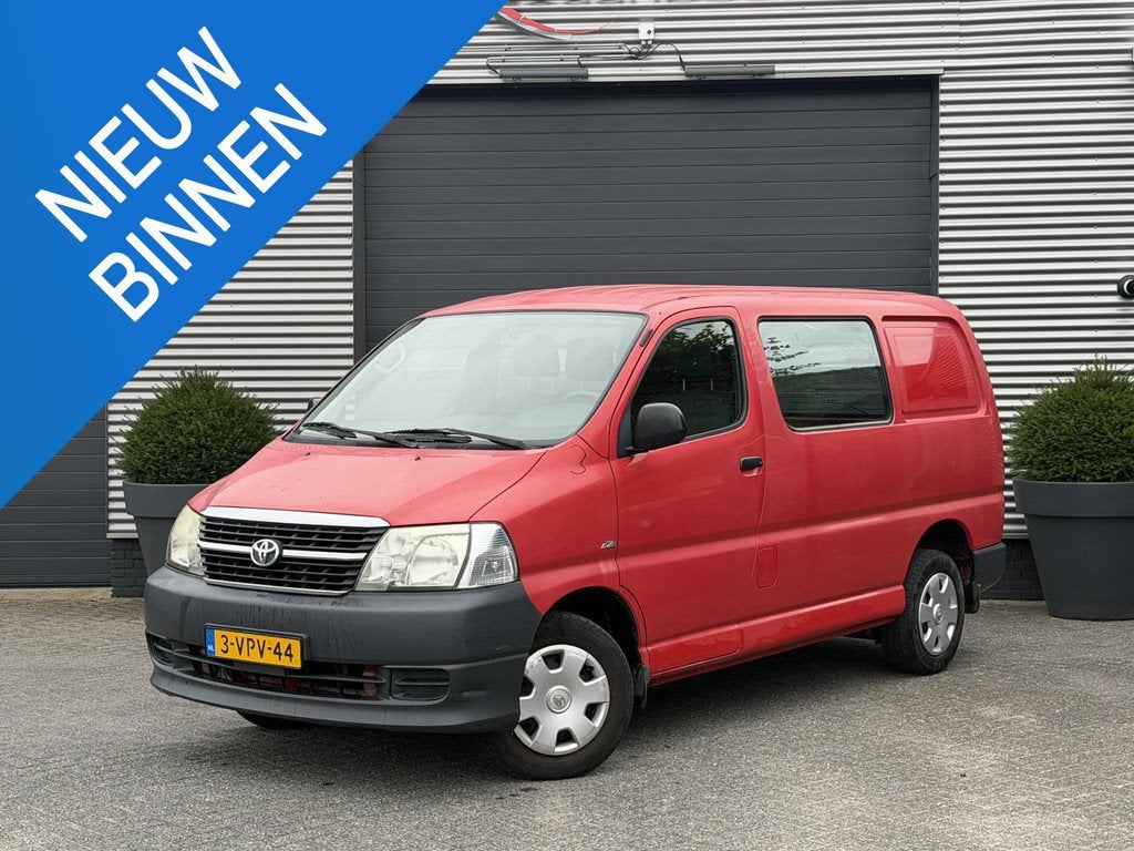 Toyota HiAce 2.5 D-4D KWB, Auto's, Bestelwagens en Lichte vracht, Bedrijf, ABS, Alarm, Schuifdeur, Startonderbreker, Toyota, Diesel