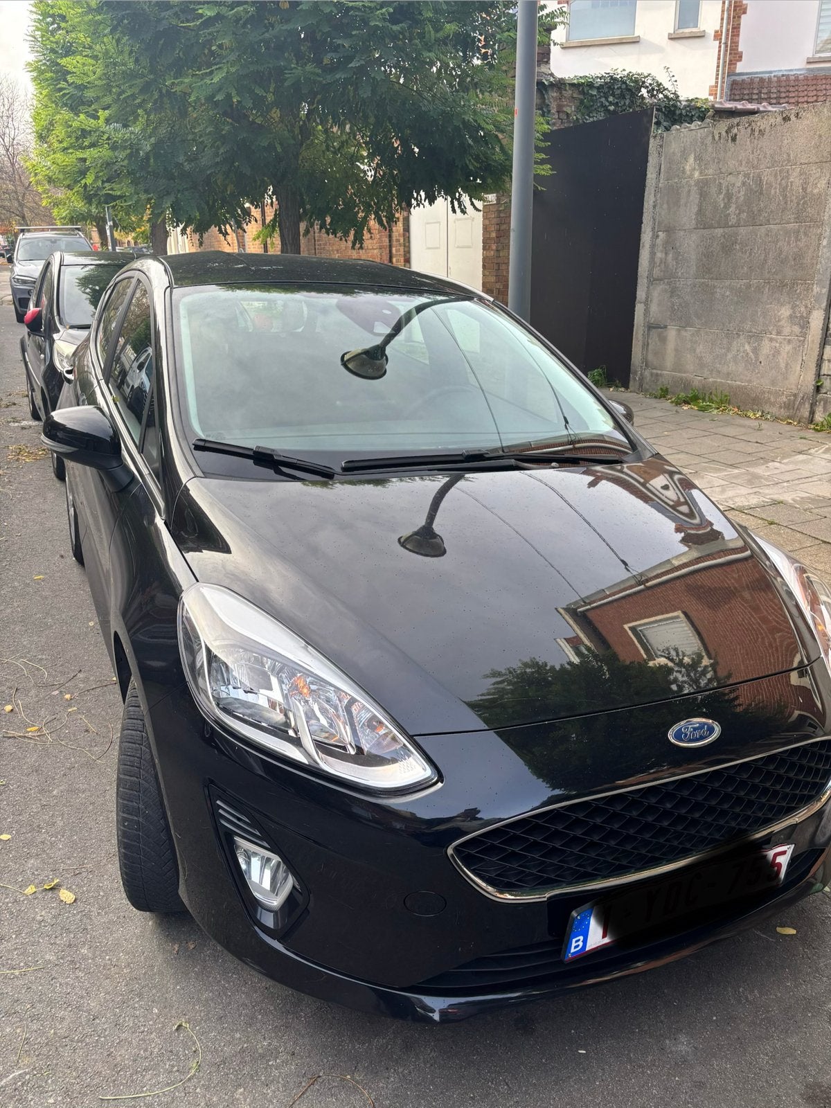 Ford Fiesta ecoboost 1.0, Auto's, Voorwielaandrijving, Stof, Zwart, Particulier