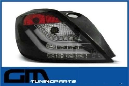 LED achterlichten opel astra h gtc zwart helder, Auto-onderdelen, Verlichting, Opel, Nieuw, Ophalen of Verzenden