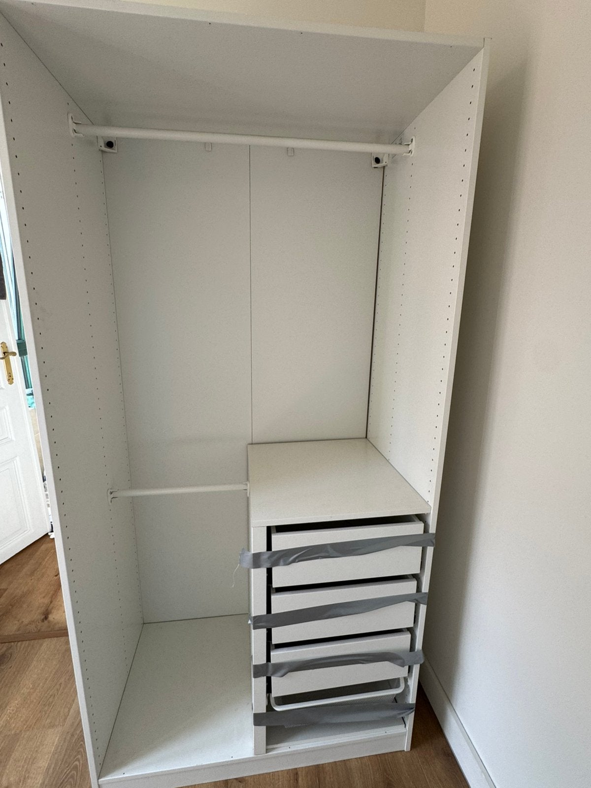 Armoire Ikea Pax 201 haute blanche, Enlèvement, Utilisé