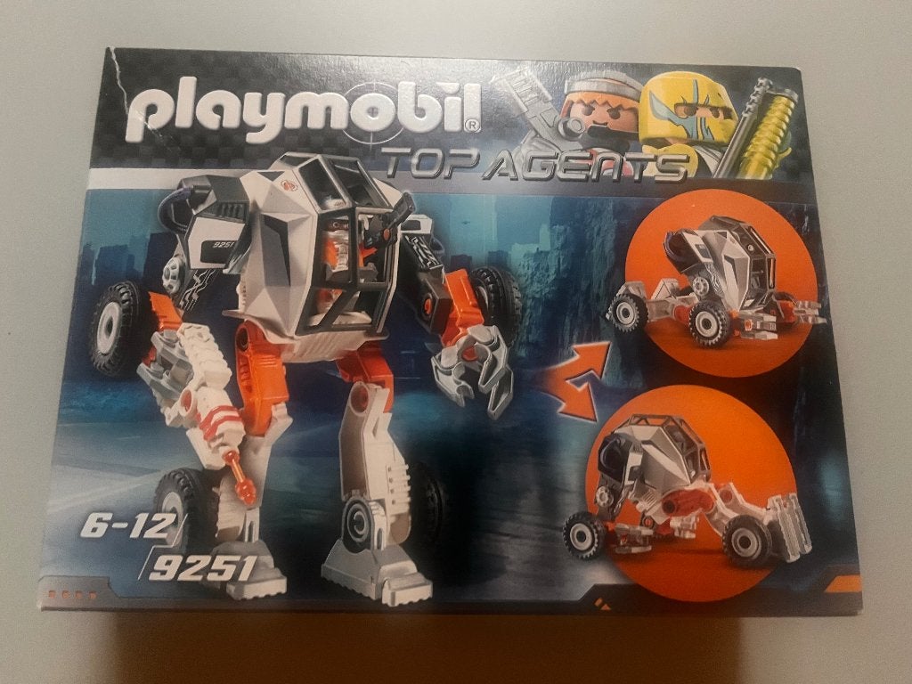 Playmobil top Agents robot, Kinderen en Baby's, Speelgoed | Playmobil, Gebruikt, Complete set, Overige typen, Ophalen of Verzenden
