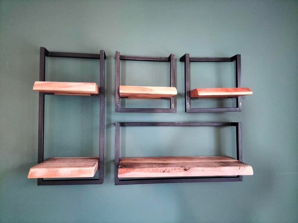 Wandplank industrieel, Huis en Inrichting, Woonaccessoires | Wandplanken en Boekenplanken, Ophalen