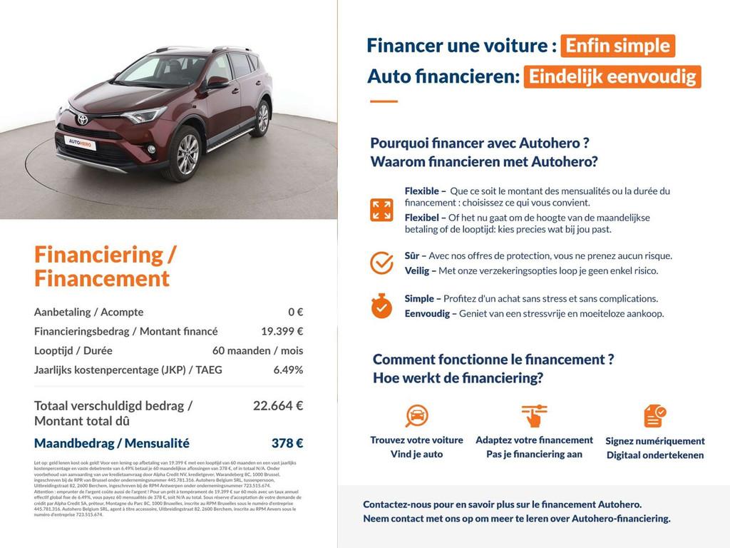 Toyota RAV4 2.0 Active (année de construction 2016), Autos, Toyota, Cuir, Boîte manuelle, 5 portes, 5 places