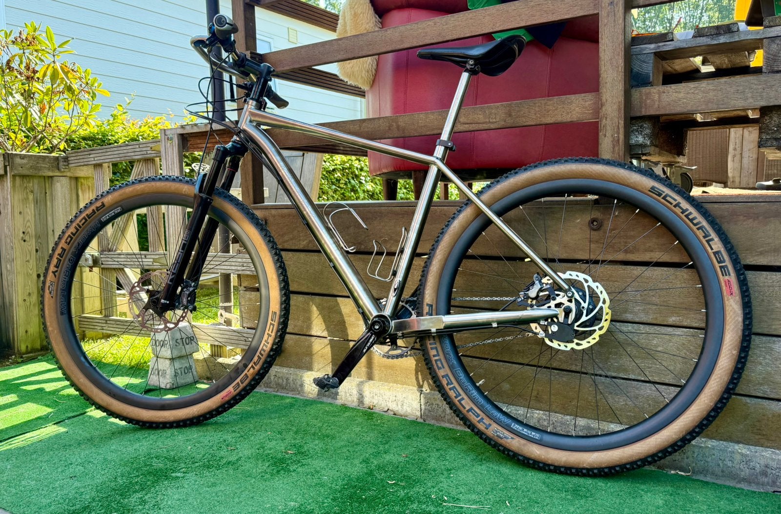 ID Worx Rockn Rohler Ti Nieuw Frame! Large, Ophalen, Zo goed als nieuw