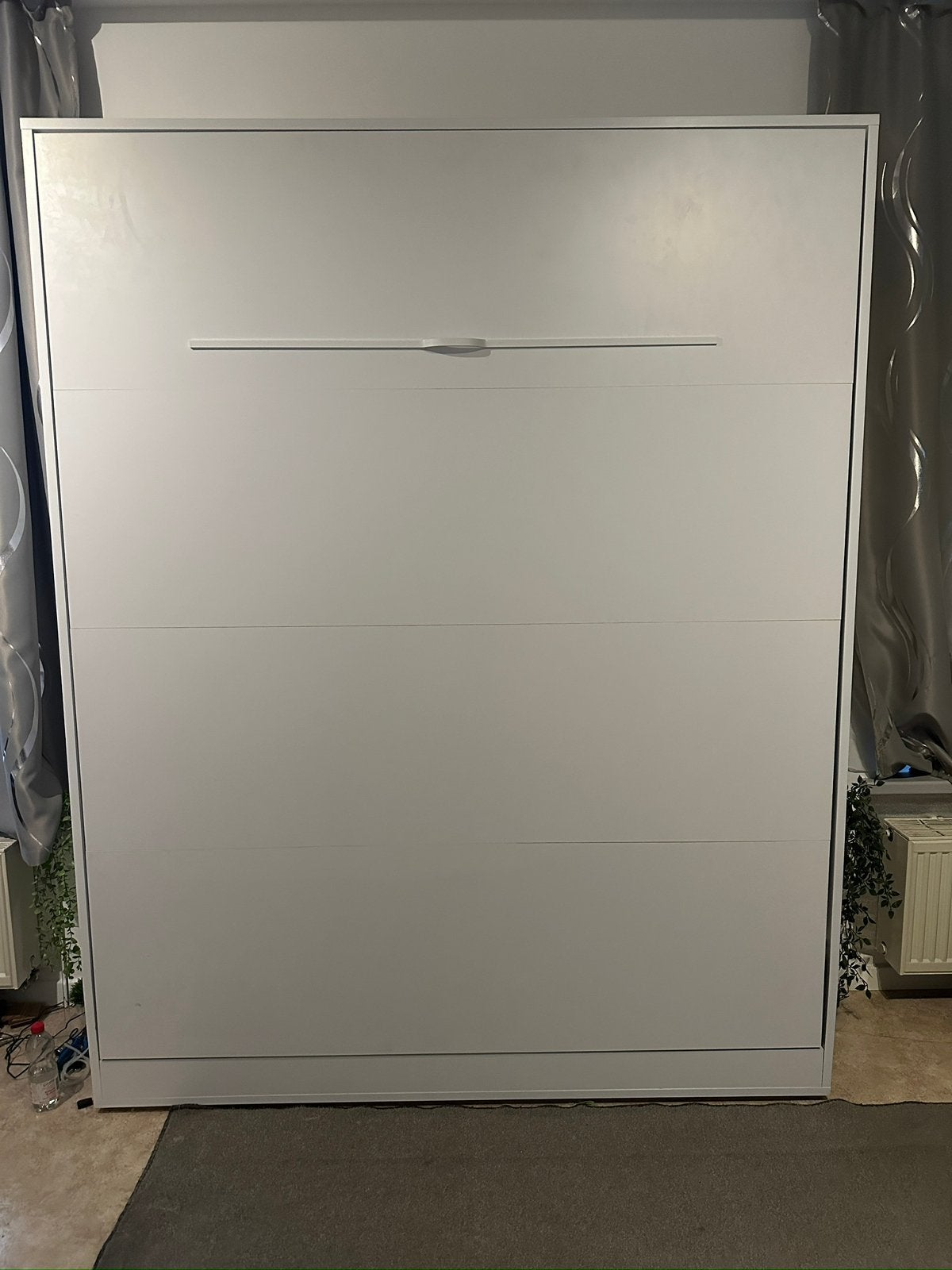 Bedkast NIEUW, Ophalen, Wit, 200 cm, Modern