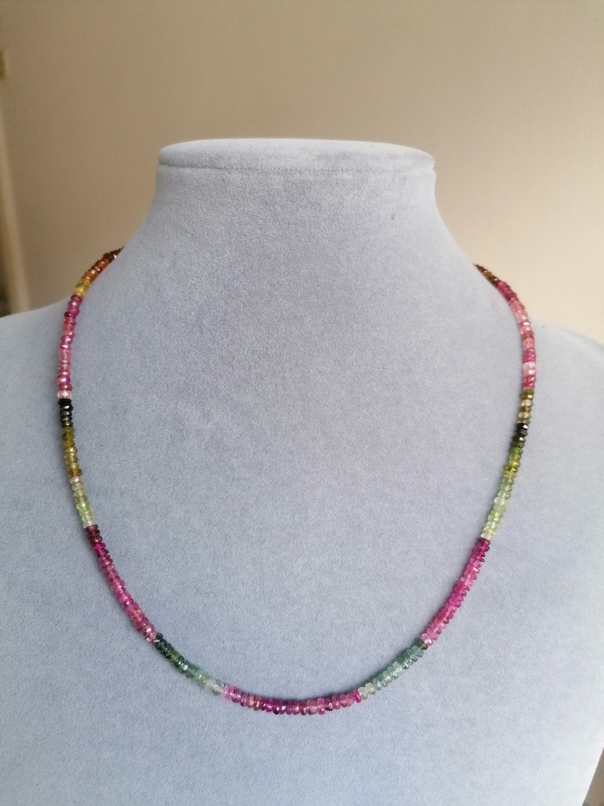 Natuurlijke toermalijnketting, Handtassen en Accessoires, Verzenden