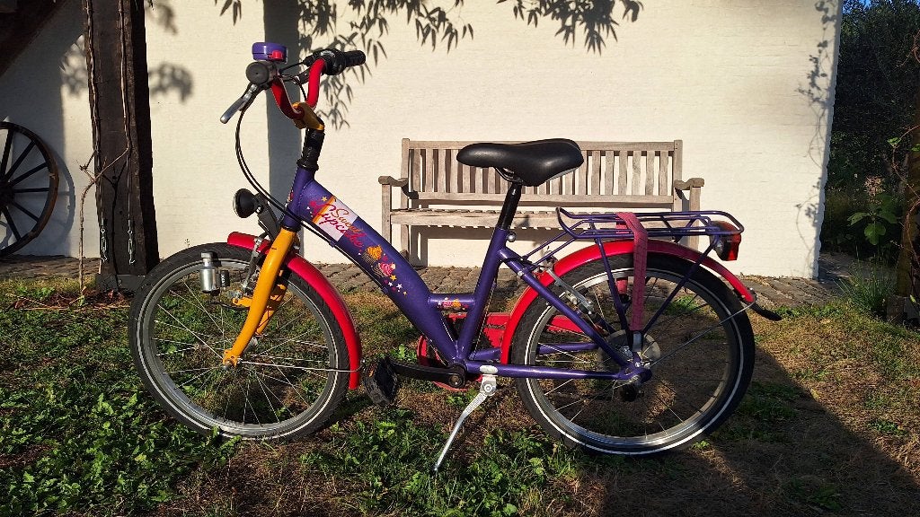 Meisjesfiets, Ophalen, Gebruikt, 20 inch, Handrem