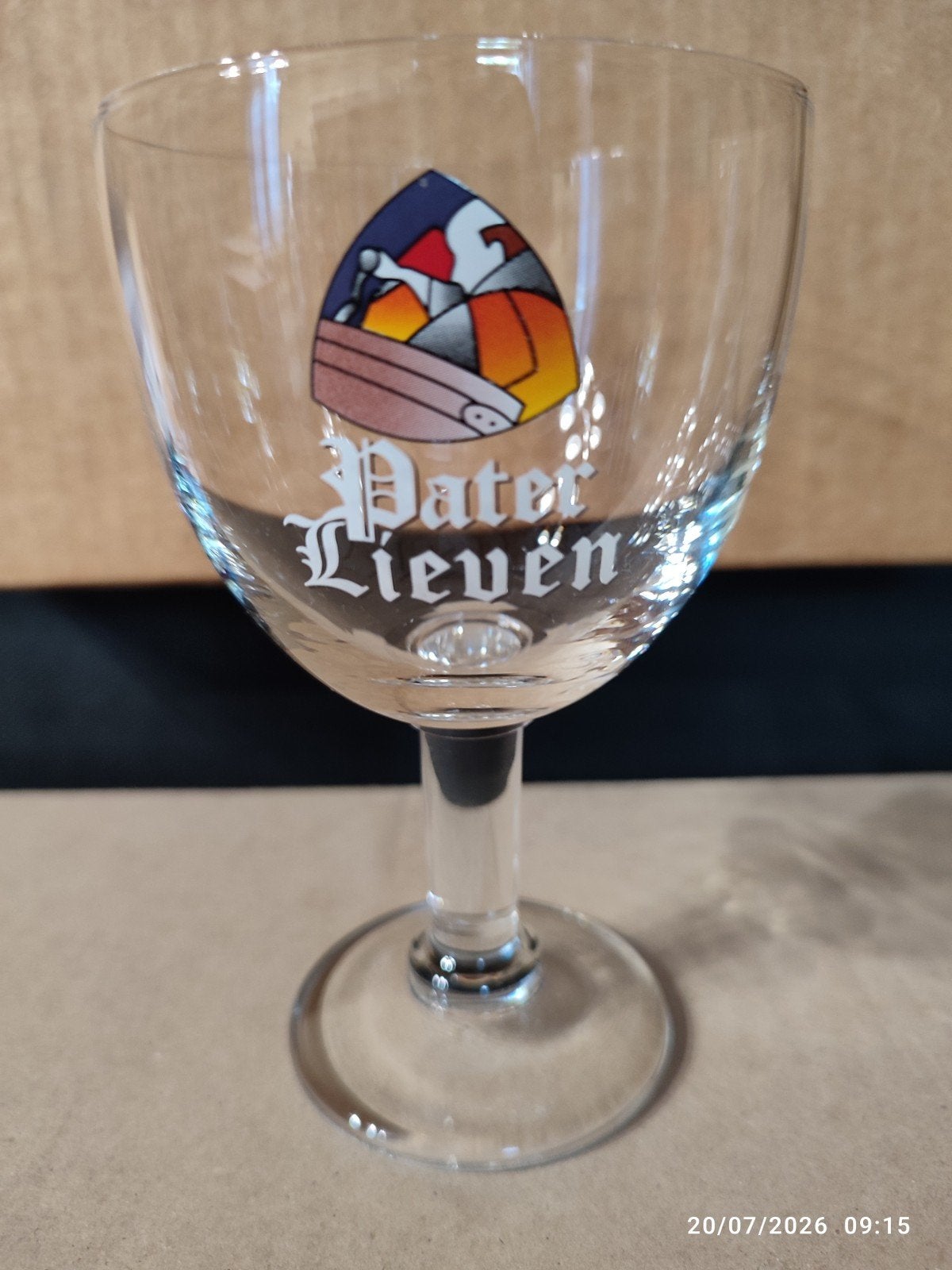 6 Galopins PATER LIEVEN 15 cl, Ophalen, Nieuw, Glas of Glazen, Overige merken