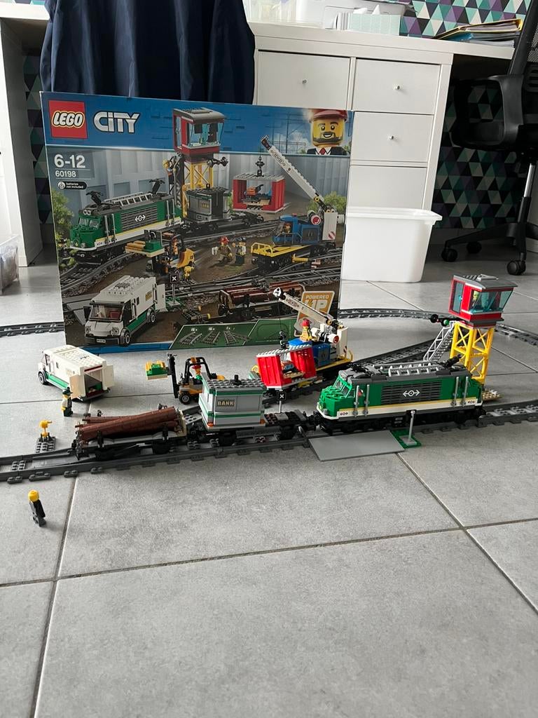 Lego City vrachttrein, Kinderen en Baby's, Speelgoed | Duplo en Lego, Ophalen, City, Lego, Zo goed als nieuw