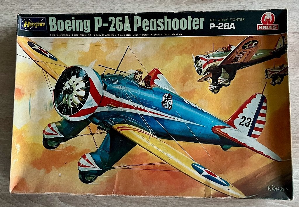 Boeing P-26 Peashooter Hasegawa 1/32 JS-092, Comme neuf, Enlèvement, Avion, Plus grand que 1:72