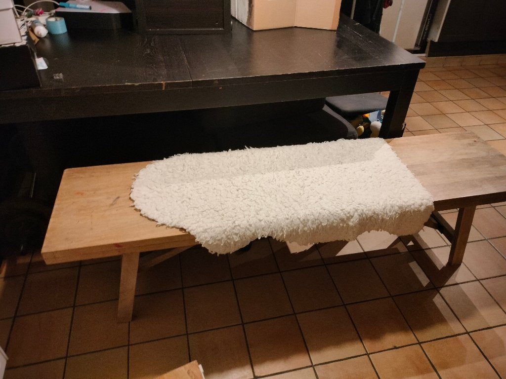 Houten bank voor eettafel, Enlèvement, Bois