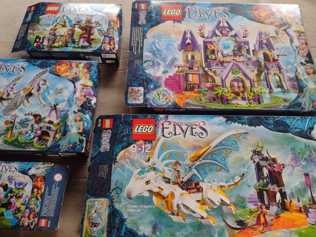 Lego ELVES collectie 41078 41179 41173 41077 41171 41180, Enlèvement, Lego, Castle
