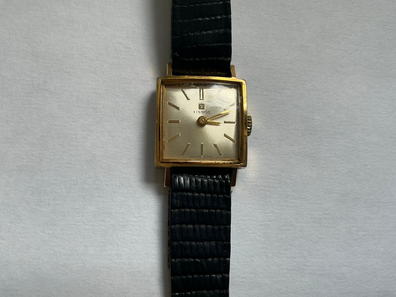 montre mécanique rectangulaire Tissot-femmes (fonctionnelle), Enlèvement ou Envoi, Tissot
