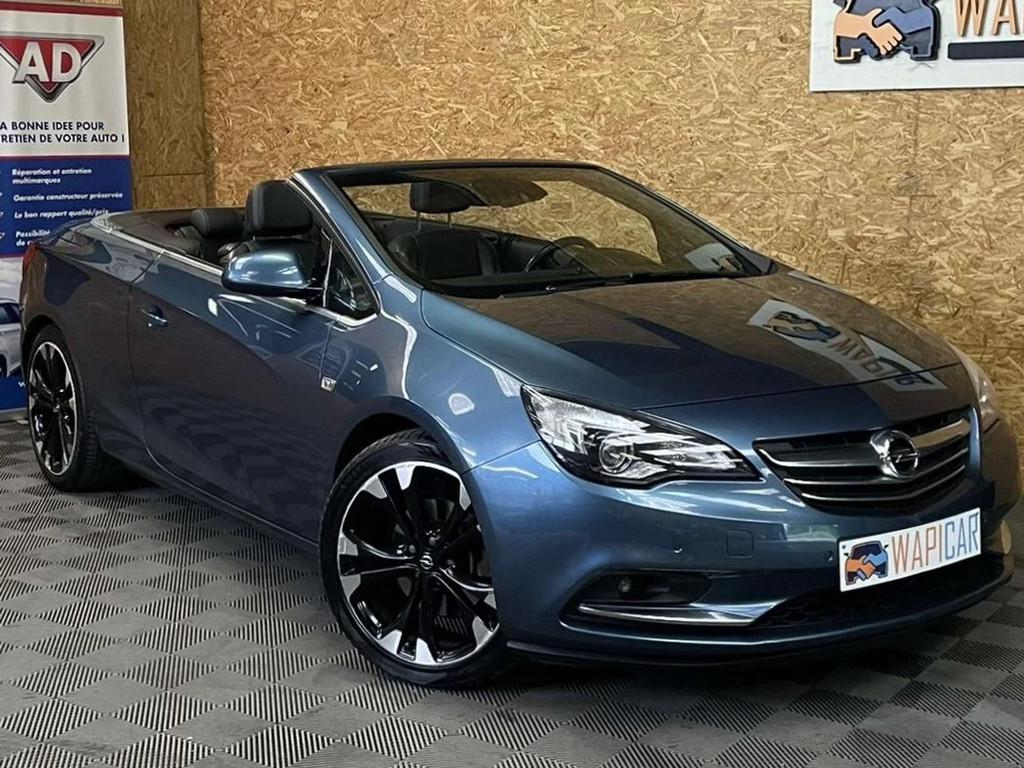 Opel Cascada 2.0d * Cuir chauffant * Navi * Caméra * Régul, 165 pk, 4 cilinders, Cabriolet, Blauw