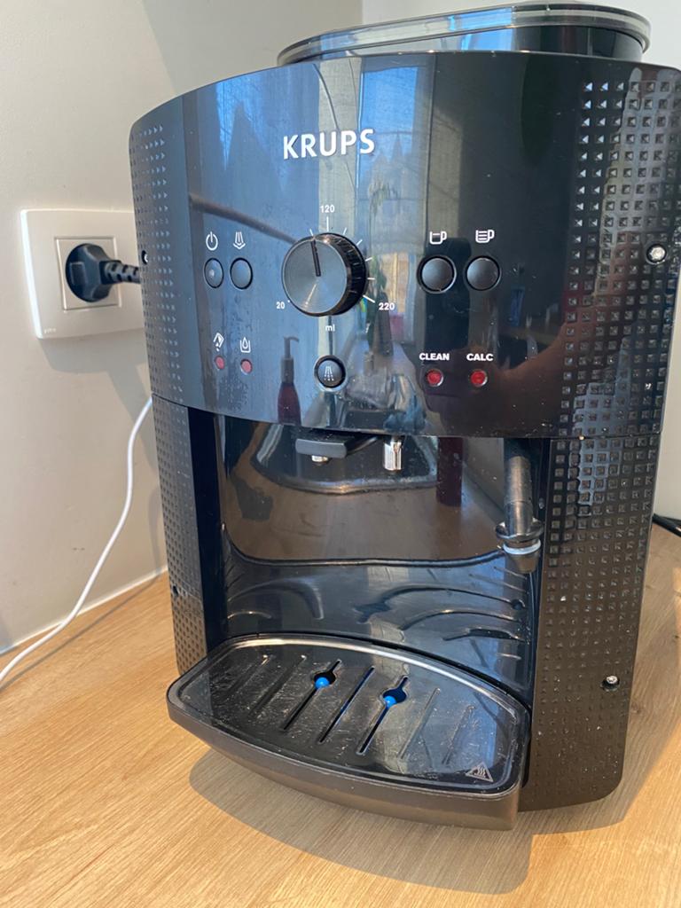 Espressomachine krups, Ophalen, Gebruikt, Espresso apparaat, Koffiebonen