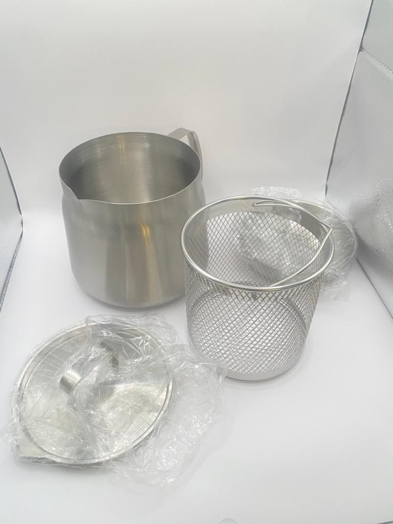 Stainless steel pot, Huis en Inrichting, Keuken | Potten en Pannen, Pot, Bus of Blik, Nieuw, Ophalen of Verzenden, Gietijzer