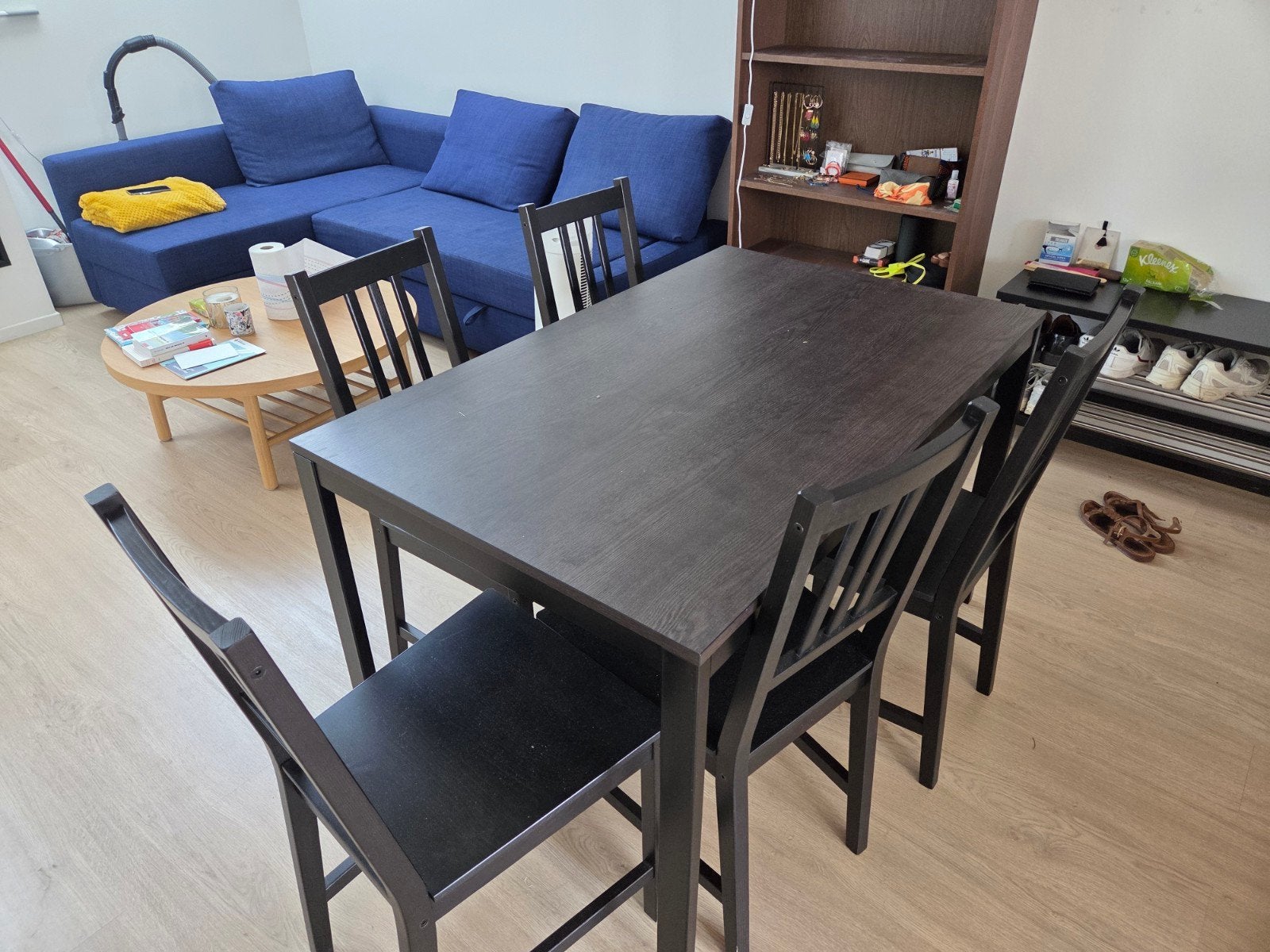 Table and 6 chairs, Maison & Meubles, Enlèvement, Comme neuf