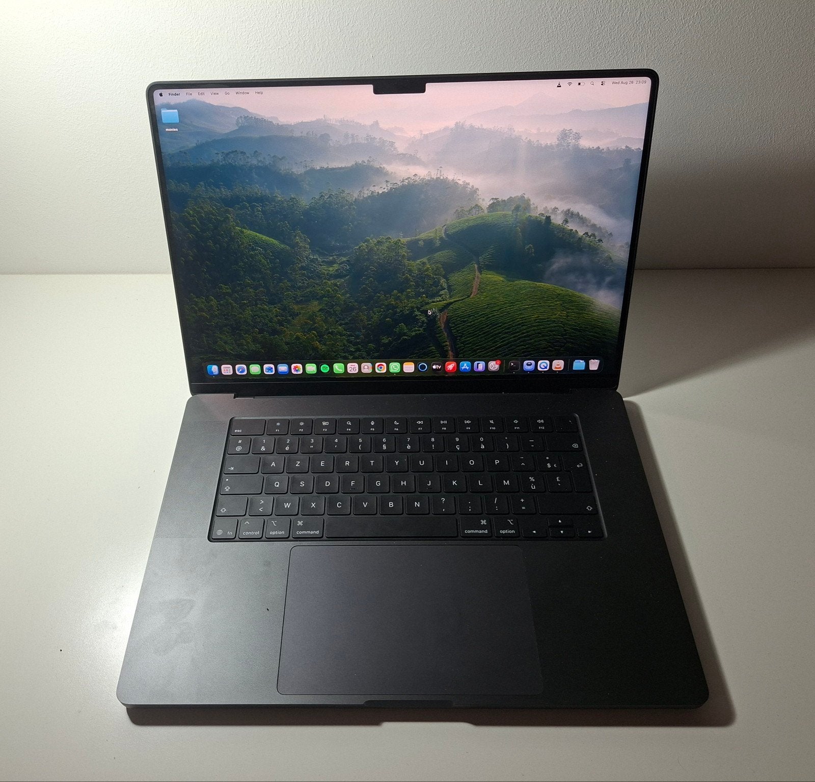 Macbook Pro M5 16 pouces 24GB/1TB noir (BATTERIE 100%), Informatique & Logiciels, Enlèvement, 16 pouces, MacBook