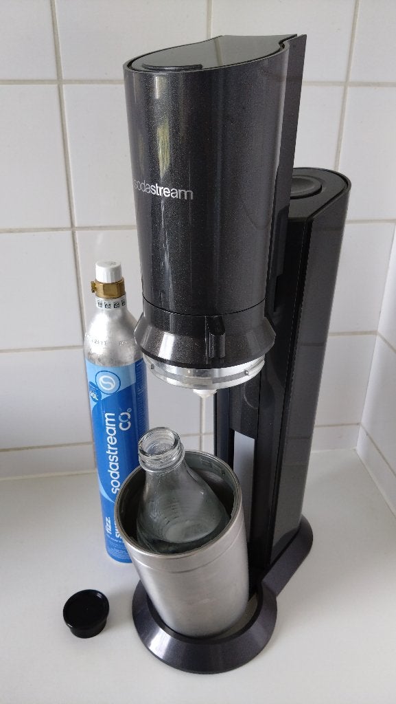 Sodastream Karaf Glas, Ophalen, Gebruikt