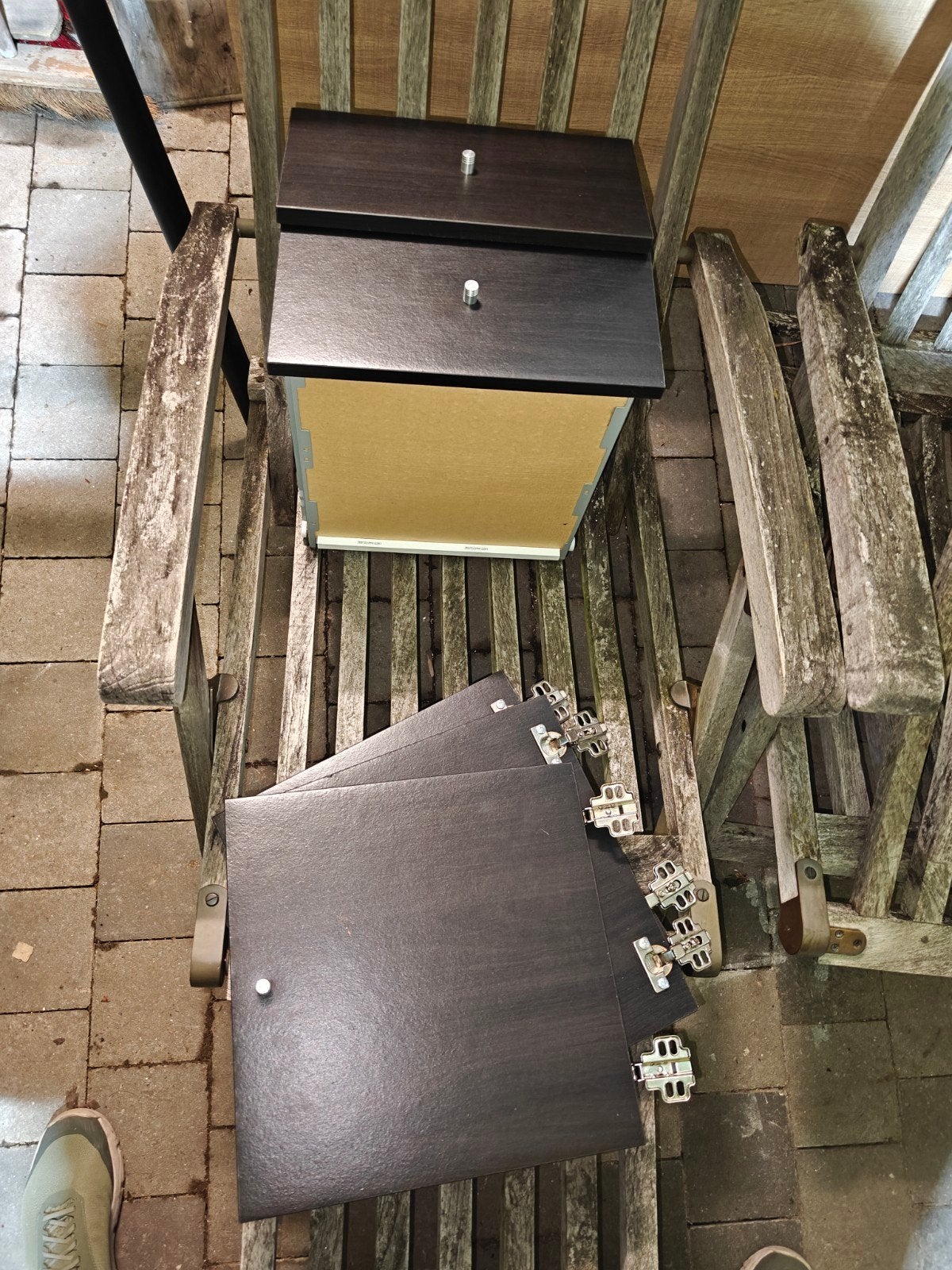 Insert noir Ikea Kallax (3 portes + 1 tiroir double), Enlèvement