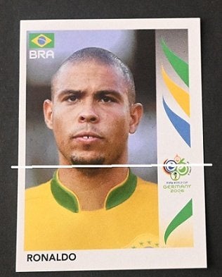 Panini/Coupe du monde 2006 Allemagne/BRA/Ronaldo, Collections, Envoi, Neuf, Affiche, Image ou Autocollant