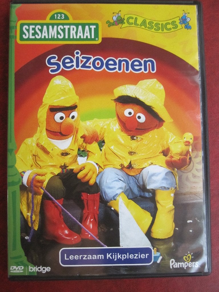 Sesamstraat - Seizoenen, Cd's en Dvd's, Dvd's | Kinderen en Jeugd, Alle leeftijden, Tv-serie, Zo goed als nieuw, Educatief