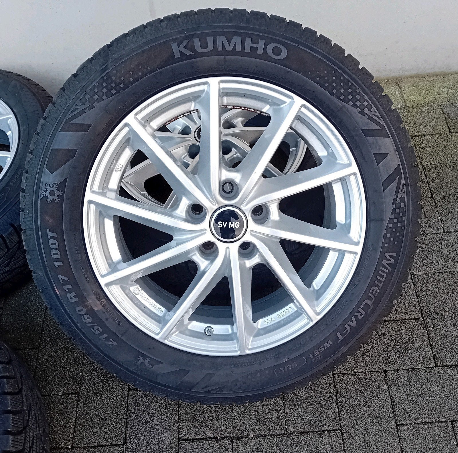 Pneus d'hiver en aluminium MG EHS HS 17 pouces 5x112 9 mm ❄️, Enlèvement