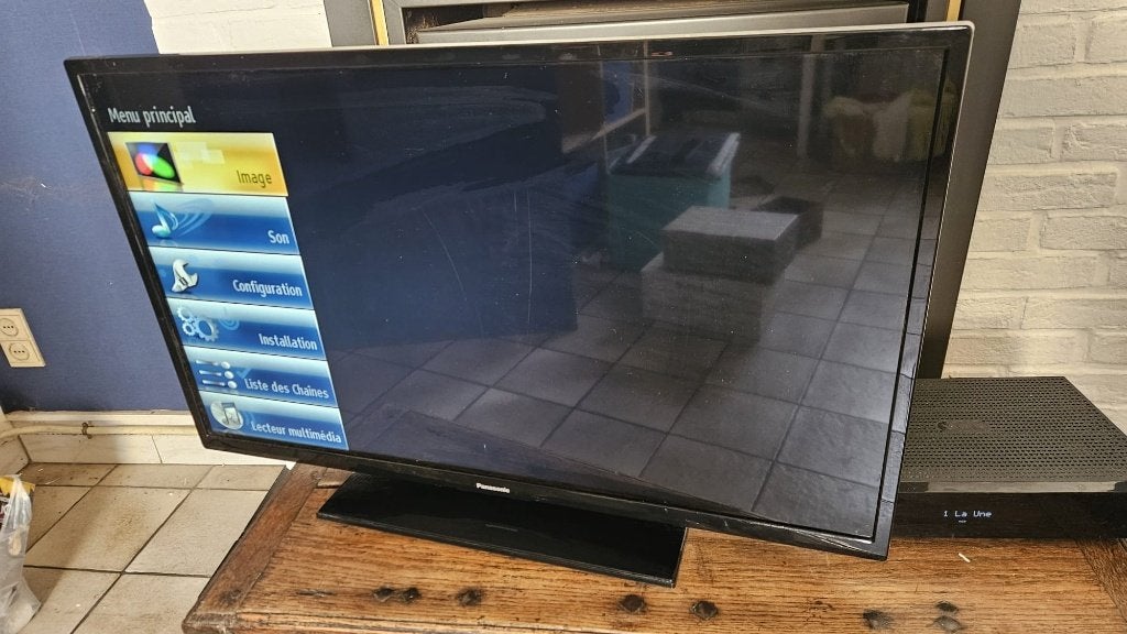 TV 32” Panasonic LED  – fonctionne parfaitement, Ophalen, LED, Panasonic, HD Ready (720p)