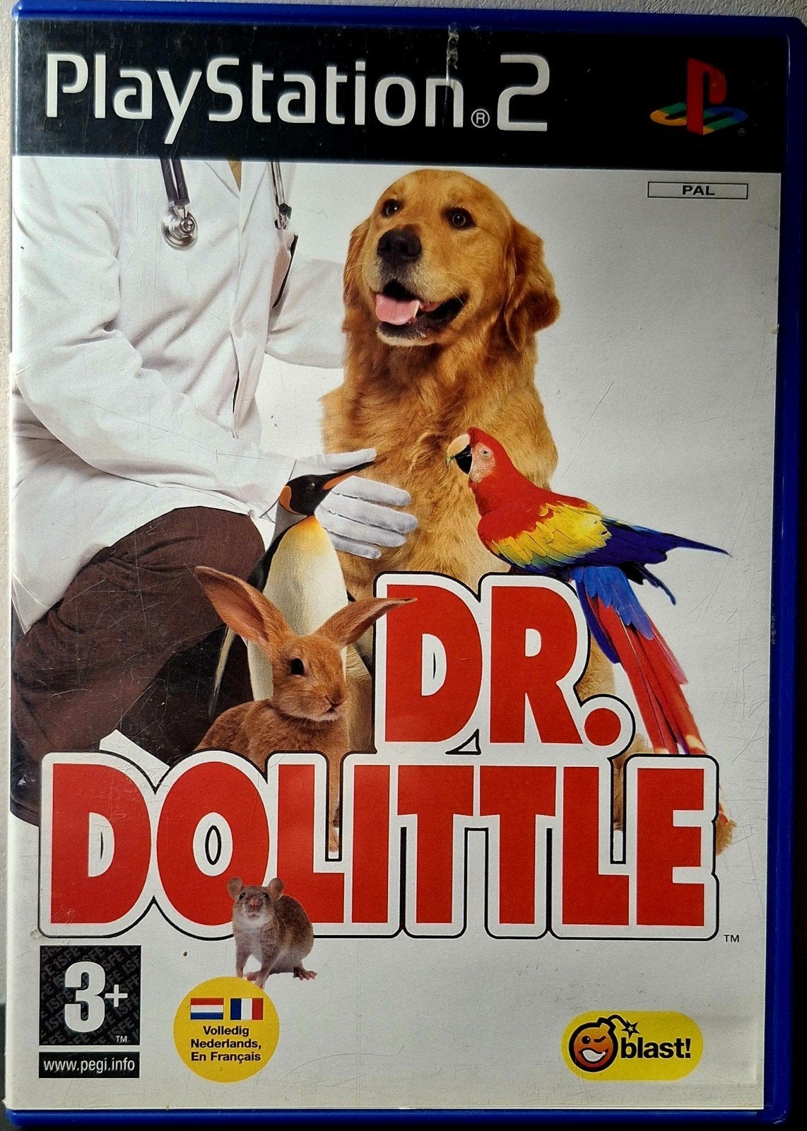PS2 Dr. Dolittle, Ophalen of Verzenden, Zo goed als nieuw, Vanaf 3 jaar