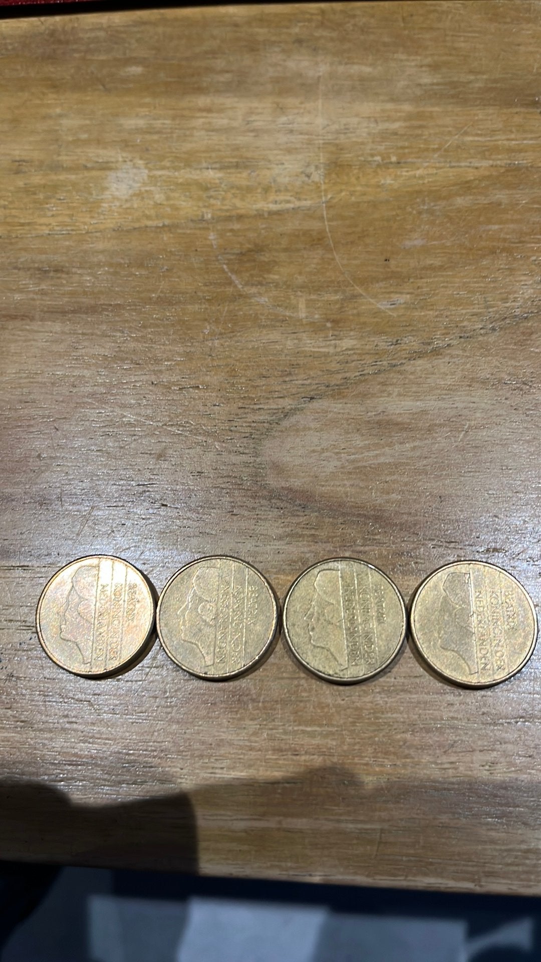 Nederland 4x 5 Gulden, Ophalen of Verzenden