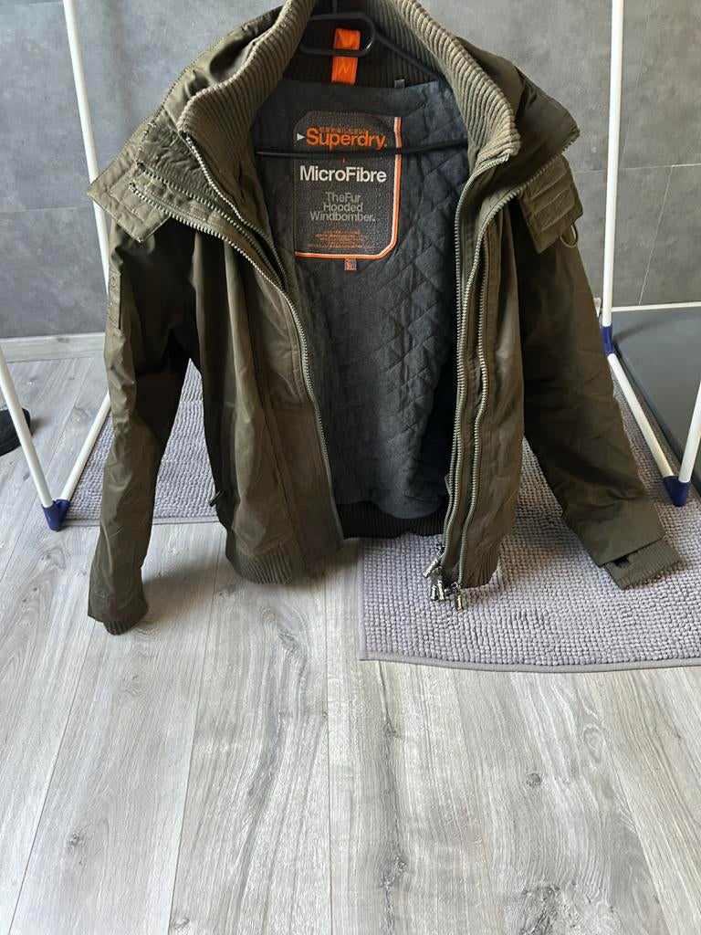 jas superdry, Ophalen, Zo goed als nieuw, Maat 46/48 (XL) of groter, Overige kleuren