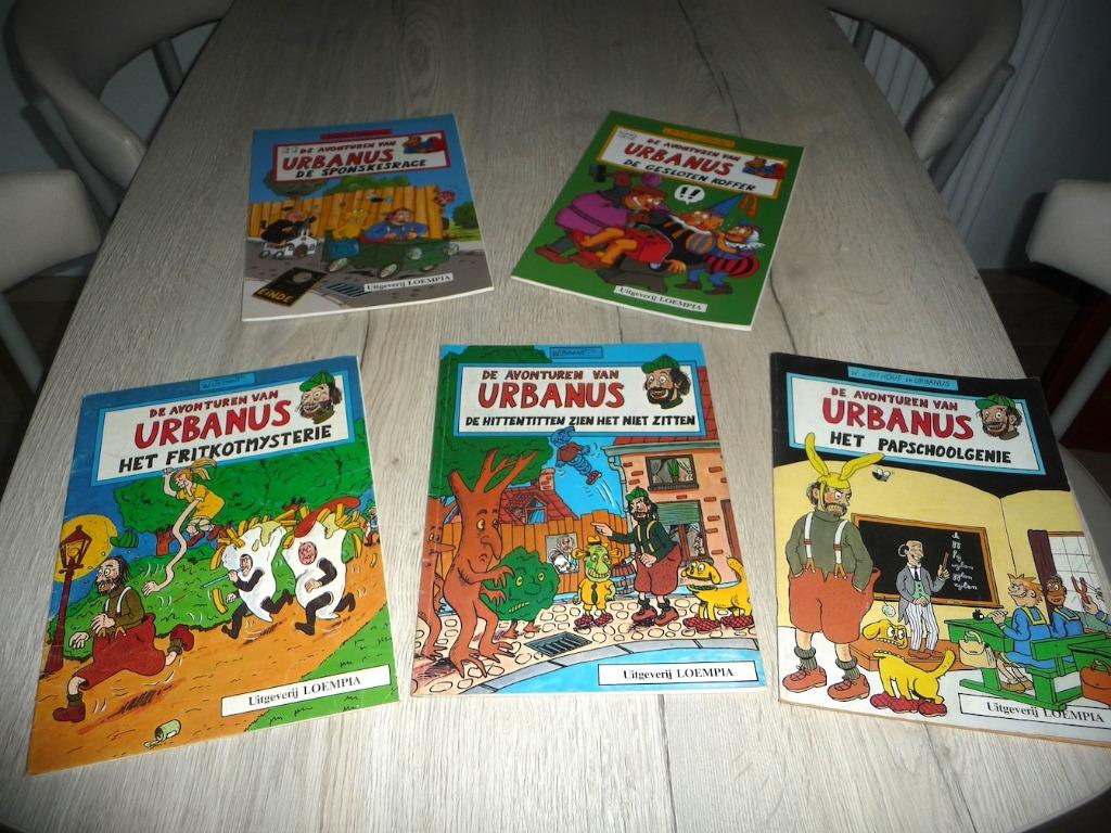 Stripverhalen - Urbanus (van 1983 —> 1989), Meerdere stripboeken, Ophalen of Verzenden, Gelezen