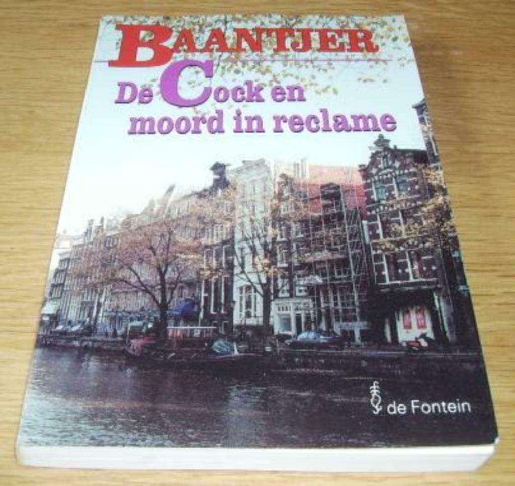 Het boek "De Cock en moord in reclame" van Appie Baantjer., Appie Baantjer, Tv-bewerking, Ophalen of Verzenden, Zo goed als nieuw
