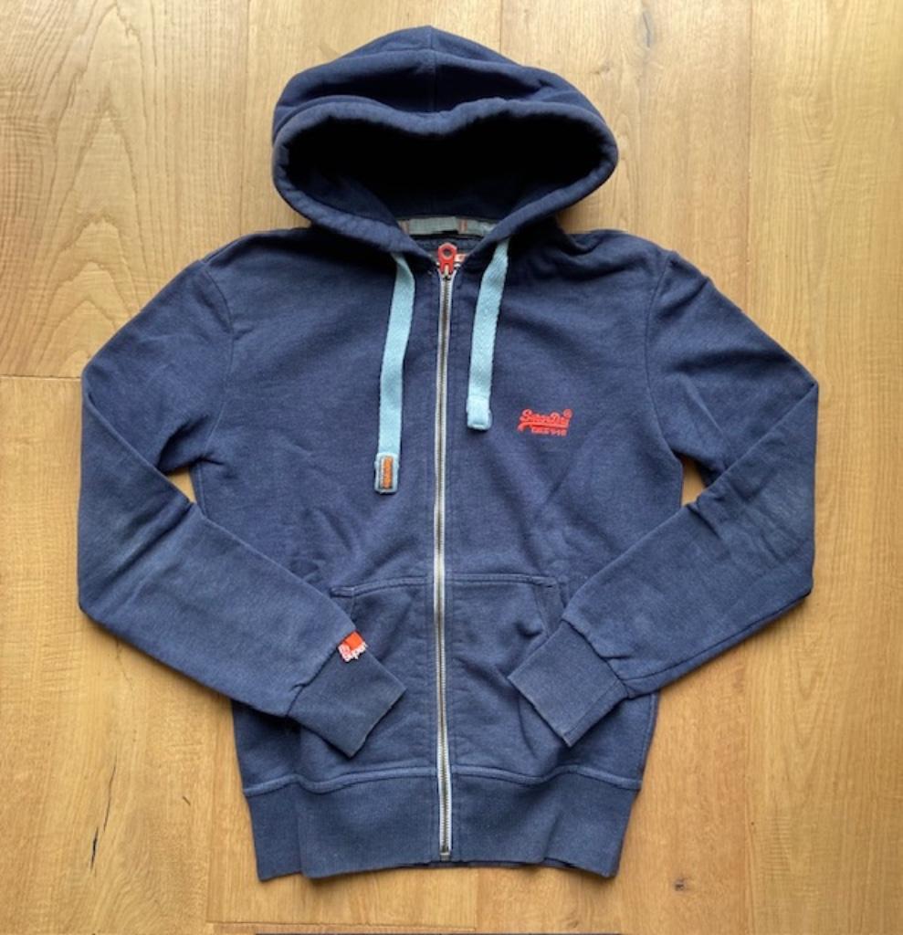 Sweat Superdry bleu marine "Orange Label" Taille XS, Vêtements | Hommes, Pulls & Vestes, Porté, Taille 46 (S) ou plus petite, Bleu
