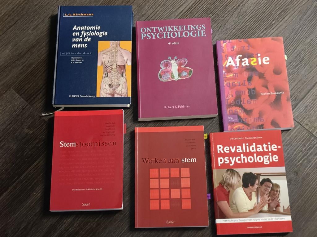 Boeken logopedie en audiologie, Boeken, Ophalen of Verzenden, Zo goed als nieuw