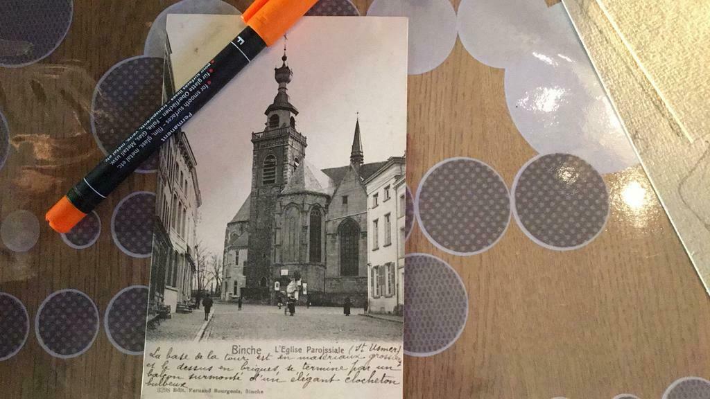 Binche L’église paroisiale, Avant 1920, Non affranchie, Hainaut