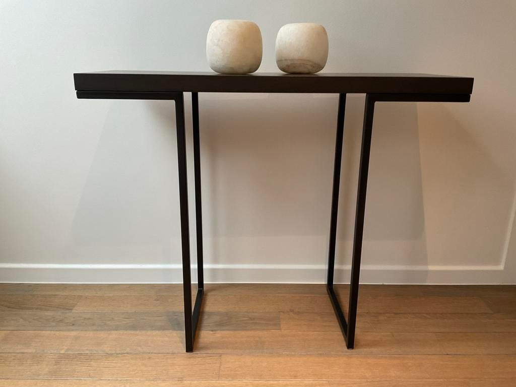 SCAPA sidetable donkerhout, Ophalen, Zo goed als nieuw