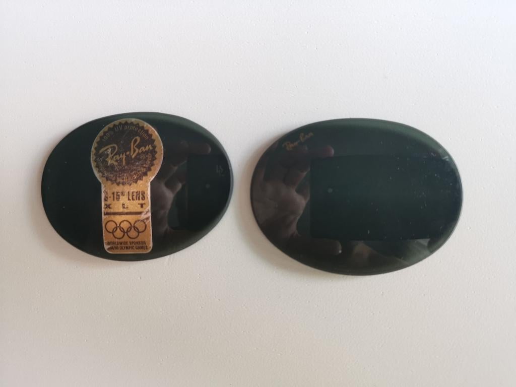 Rayban verre edition special jo 1998, Handtassen en Accessoires, Oorbellen, Ophalen, Zo goed als nieuw, Glas