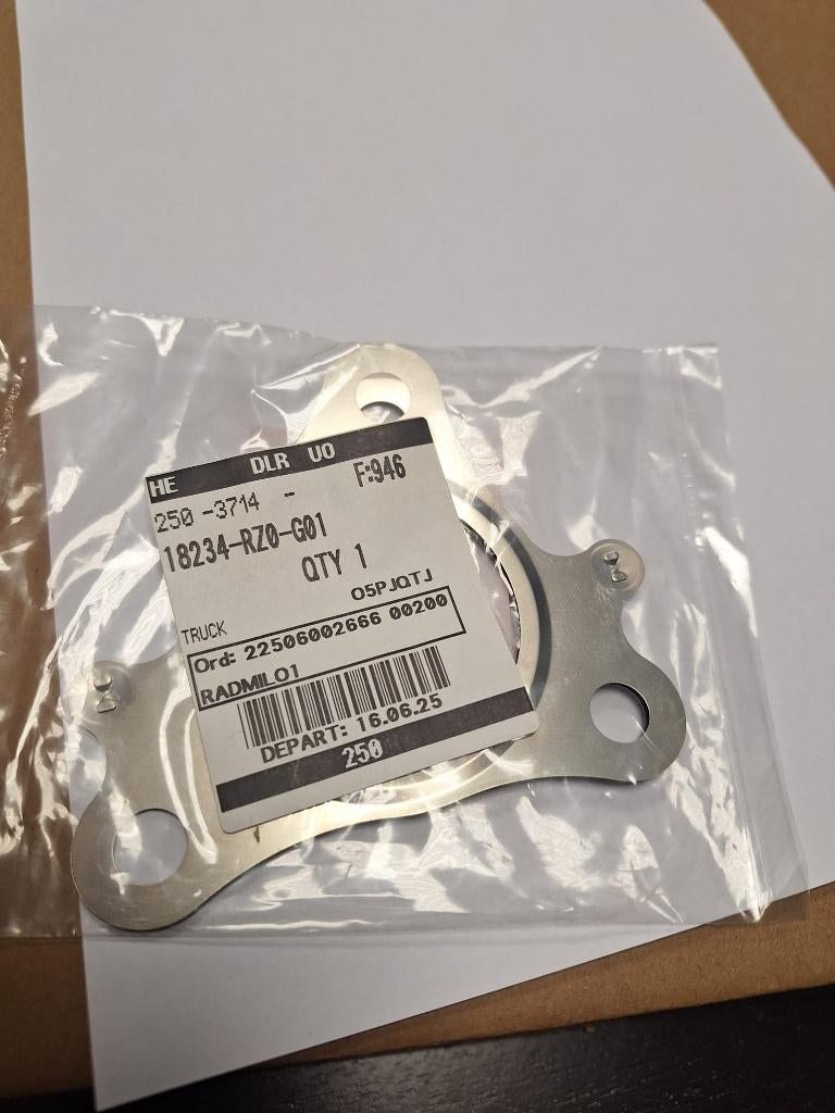 18234RZ0G01 JOINT COMPLET, COLLECTEUR D'ÉCHAPPEMENT, Enlèvement, Neuf, Honda