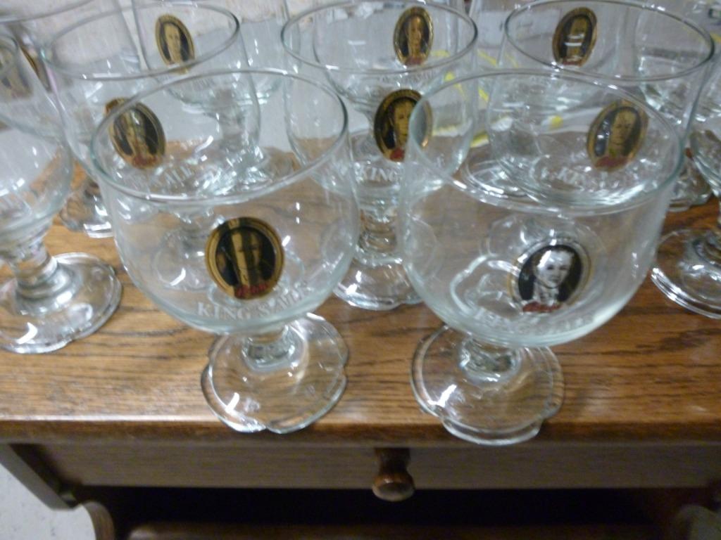 Bass Kings tous les verres, Collections, Verres & Petits Verres, Enlèvement, Comme neuf, Verres et Verres à shot