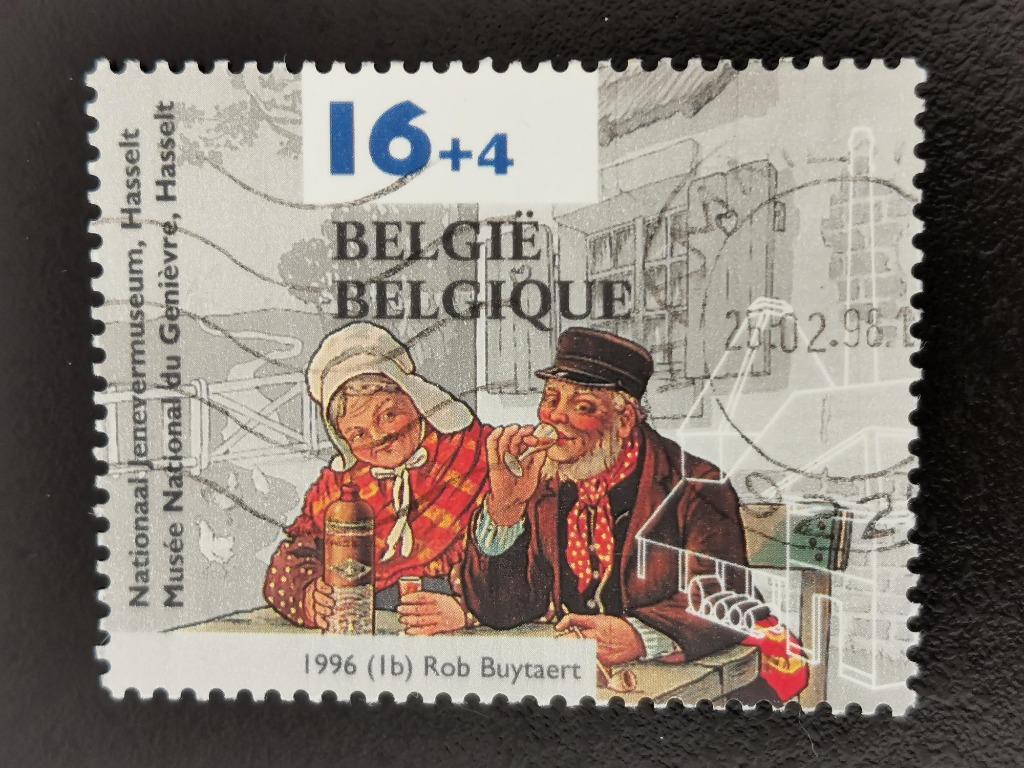 Belgie 1996 - Nationaal Jenevermuseum, Ophalen of Verzenden, Gestempeld