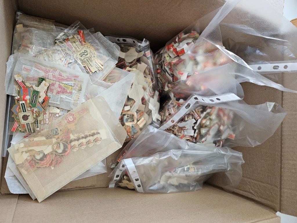 Verzameling sigarenbandjes, Verzamelen, Ophalen of Verzenden, Zo goed als nieuw, Sigarenbandjes