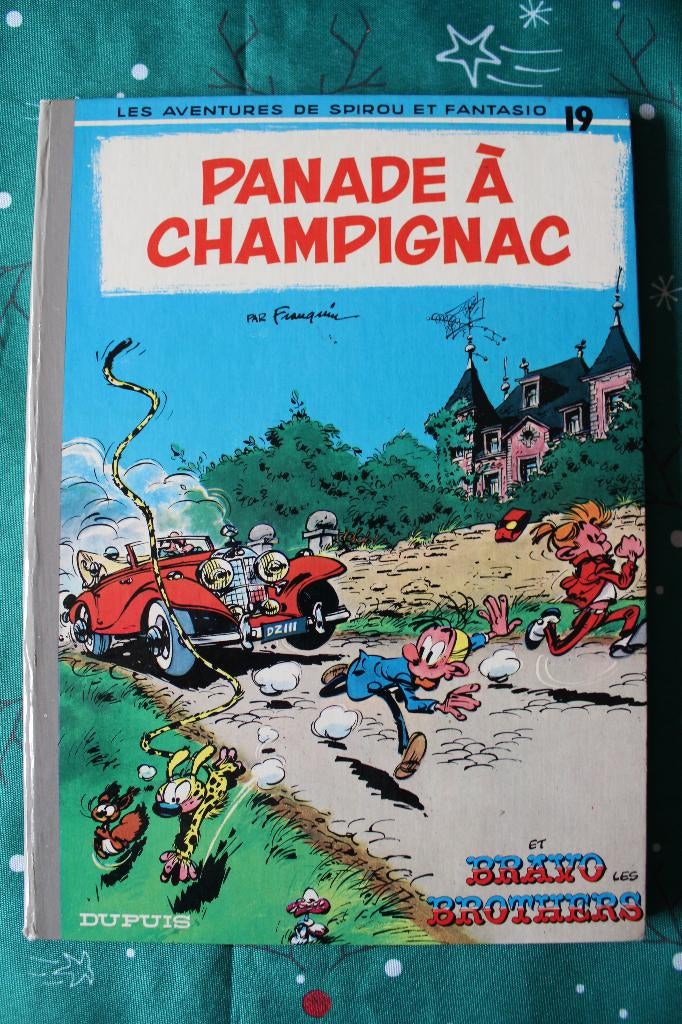 Bd - SPIROU - T19 - PANADE à CHAMPIGNAC - dos rond - 1972, Livres, Enlèvement ou Envoi, Une BD, Utilisé, Franquin