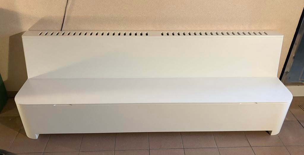Banc géant avec rangement et couvre-radiateur, Enlèvement ou Envoi, Neuf