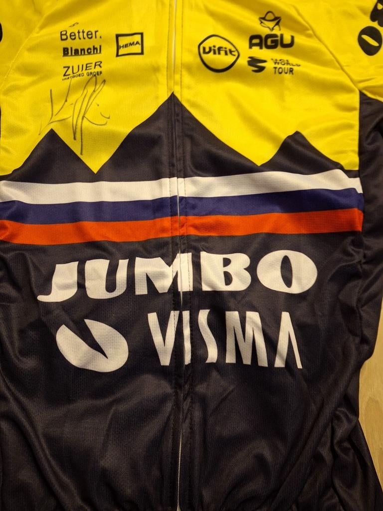 Primoz Roglic getekend, Ophalen of Verzenden