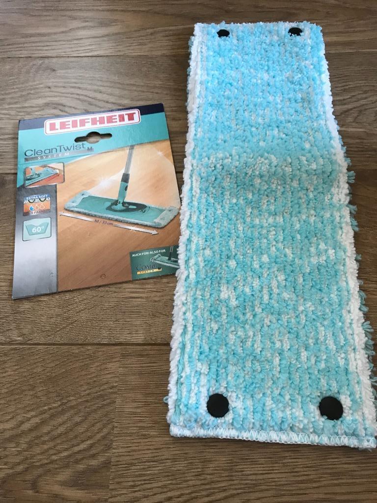 Nieuw - Leifheit vloerdoek clean twist/combi, Huis en Inrichting, Ophalen of Verzenden, Mop of Dweil