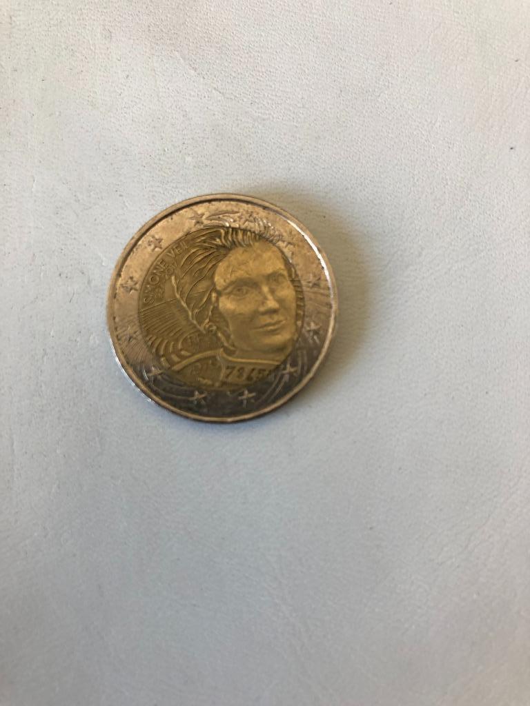 2 Euro herdenkingsmunt Simone Veil, Postzegels en Munten, Ophalen, Frankrijk, 2 euro, Losse munt