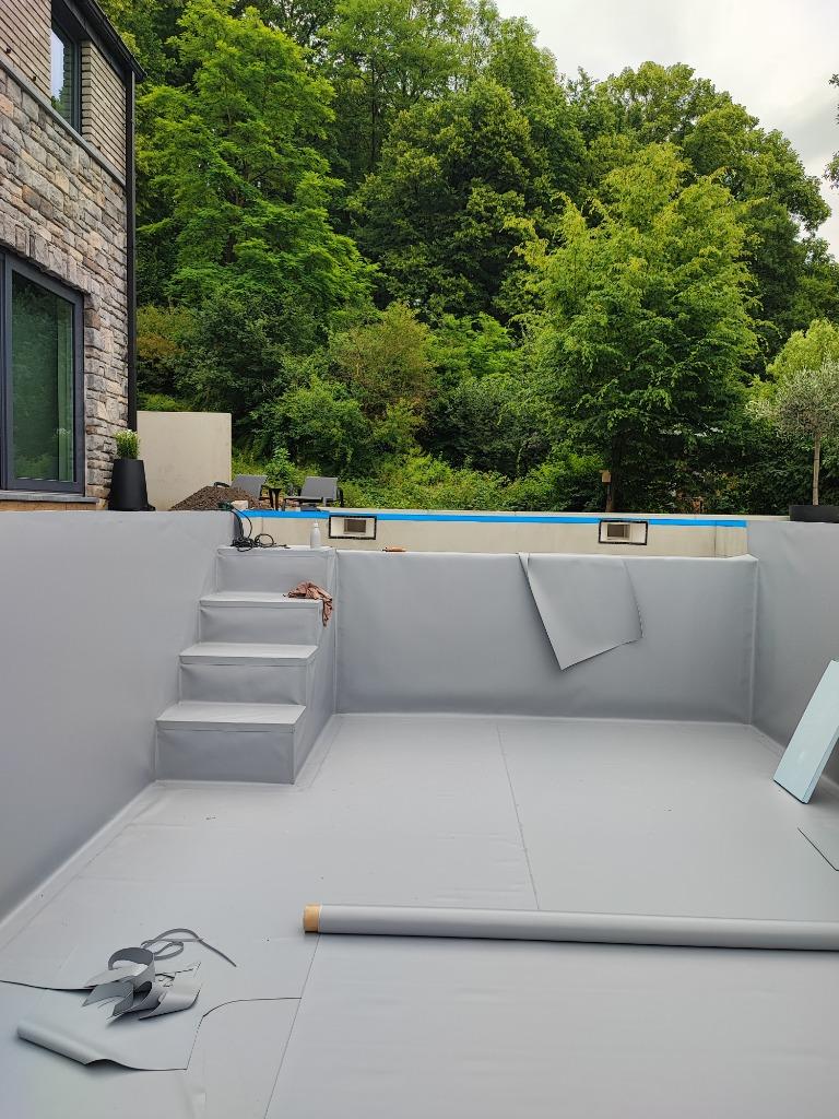 Linerinstallatie + zwembadrenovatie, Tuin en Terras, Zwembaden, Ophalen of Verzenden