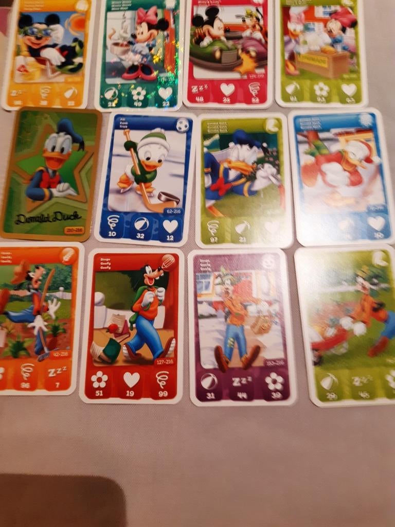 12 kaartjes van MICKEY MOUSE & Friends (Disney), Verzamelen, Verzenden, Nieuw