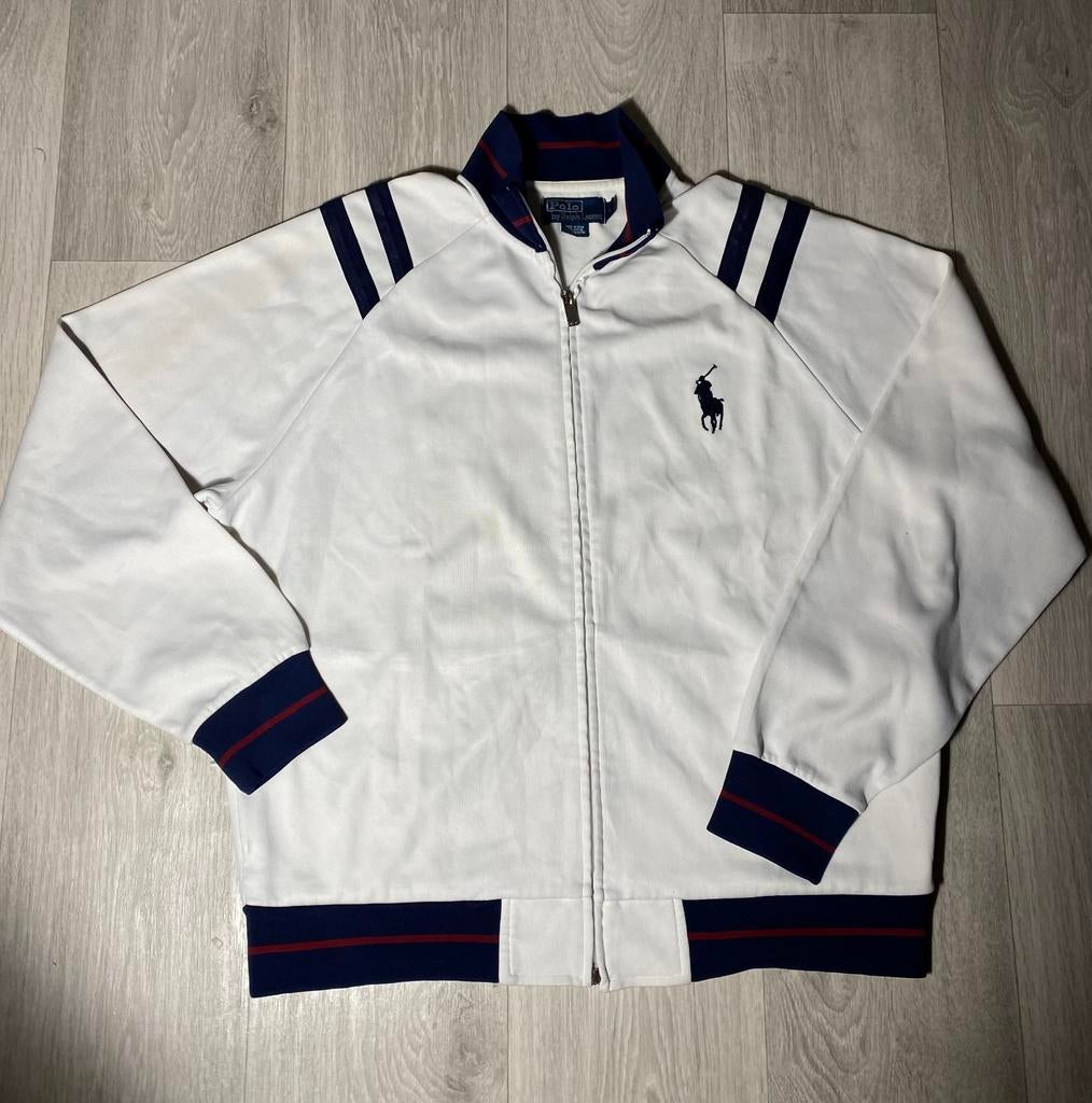 Veste blanche Ralph Lauren Taille L, Vêtements | Hommes, Polos, Enlèvement ou Envoi, Ralph Lauren, Taille 52/54 (L), Porté